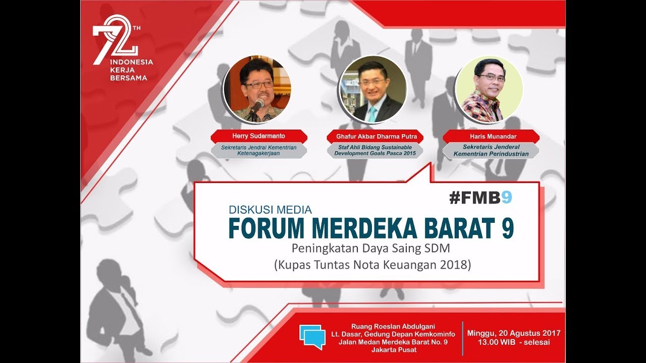 Diskusi Media - FMB9: Peningkatan Daya Saing Sumber Daya Manusia