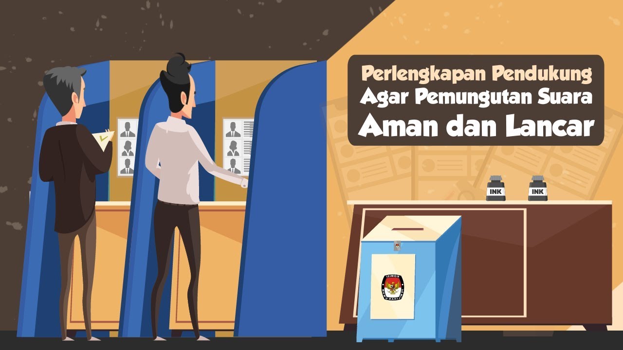 Dukungan Perlengkapan Agar Pemungutan Suara Aman dan Lancar