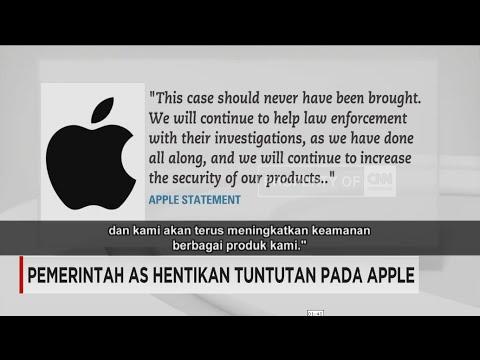 FBI Bobol iPhone, Tuntutan ke Apple Batal