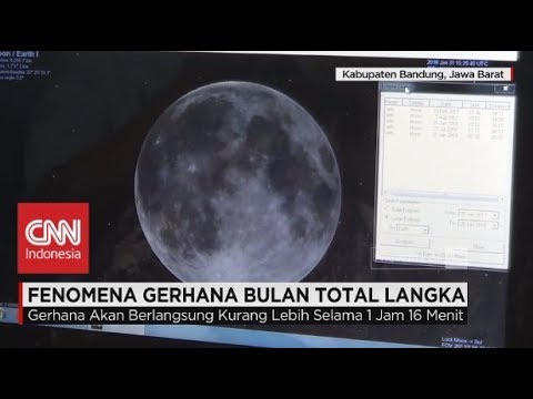 Fenomena Langka! Siap-siap Menyaksikan Gerhana Bulan Total