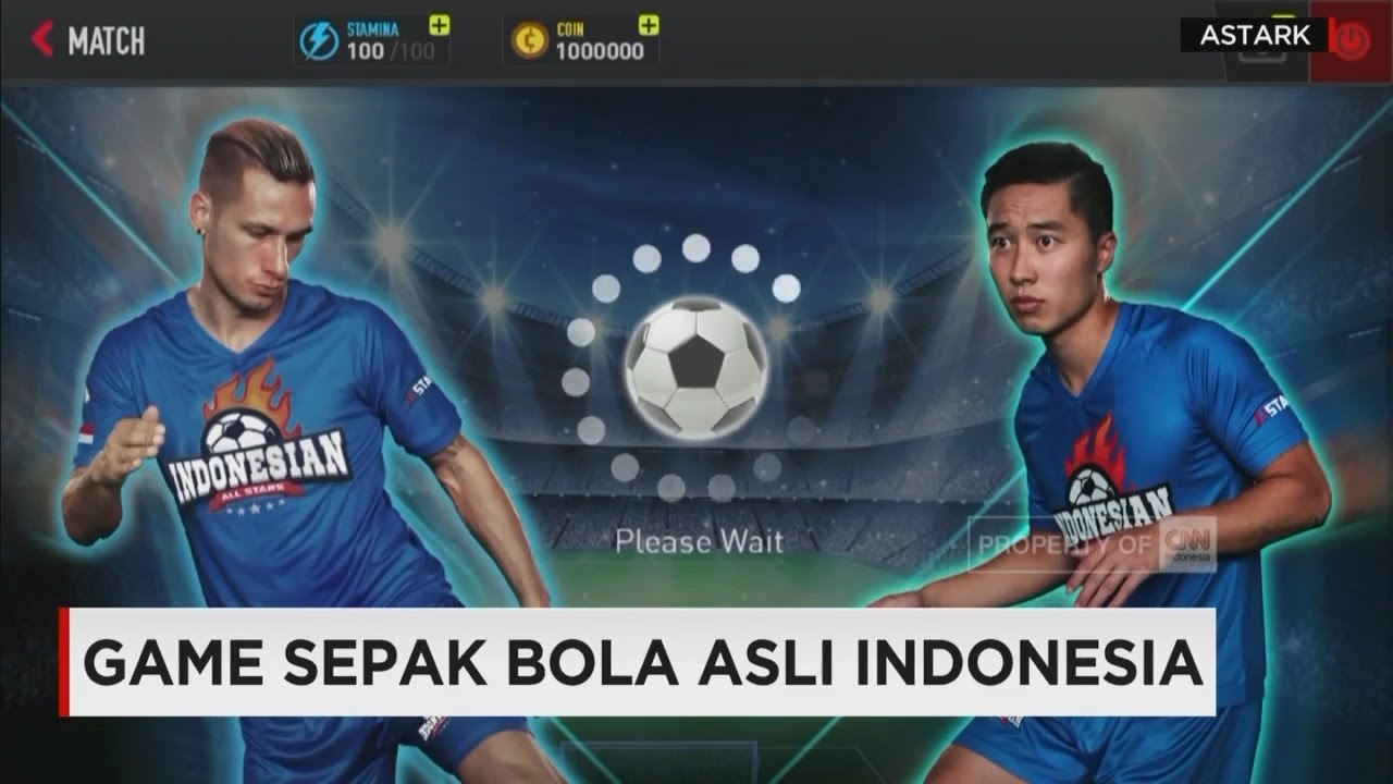 Game Sepakbola Asli Indonesia ; A Stark Football