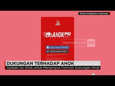 GO AHOK, Siap Jemput KTP Pendukung Ahok