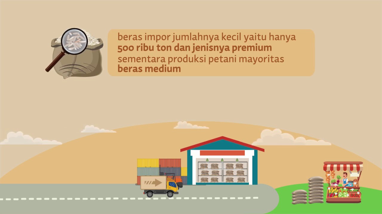 Impor Beras Tak Rugikan Petani