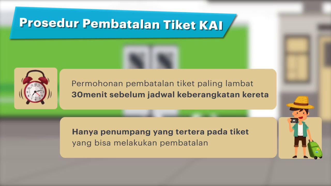 Ini Prosedur Pembatalan Tiket Kereta Api