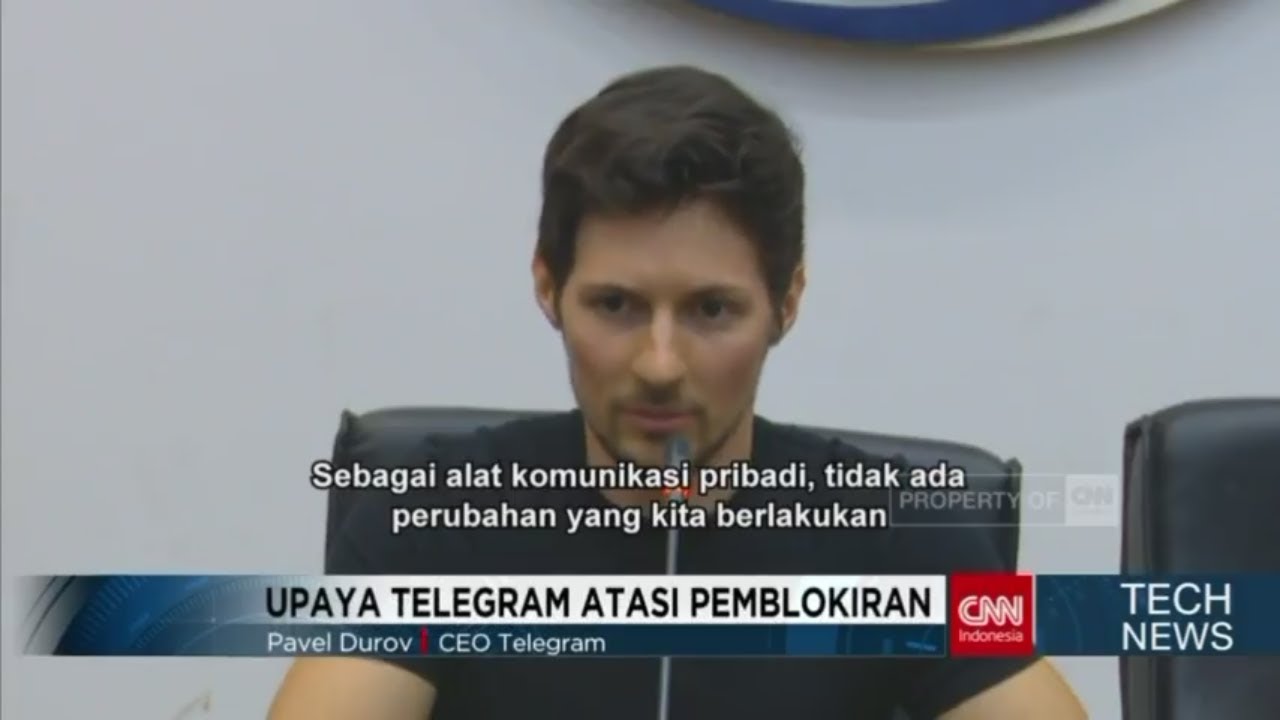 Ini Upaya Telegram Atasi Pemblokiran - Pavel Durov ke Indonesia