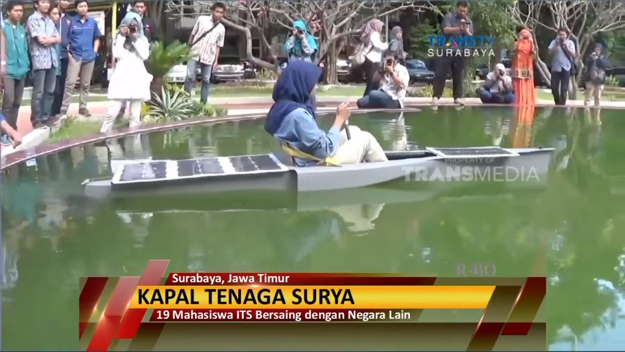 ITS Ciptakan Kapal Bertenaga Surya