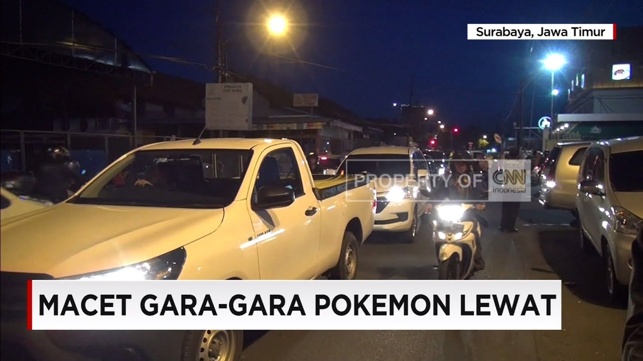 Jalanan Macet Gara-Gara Pokemon Lewat