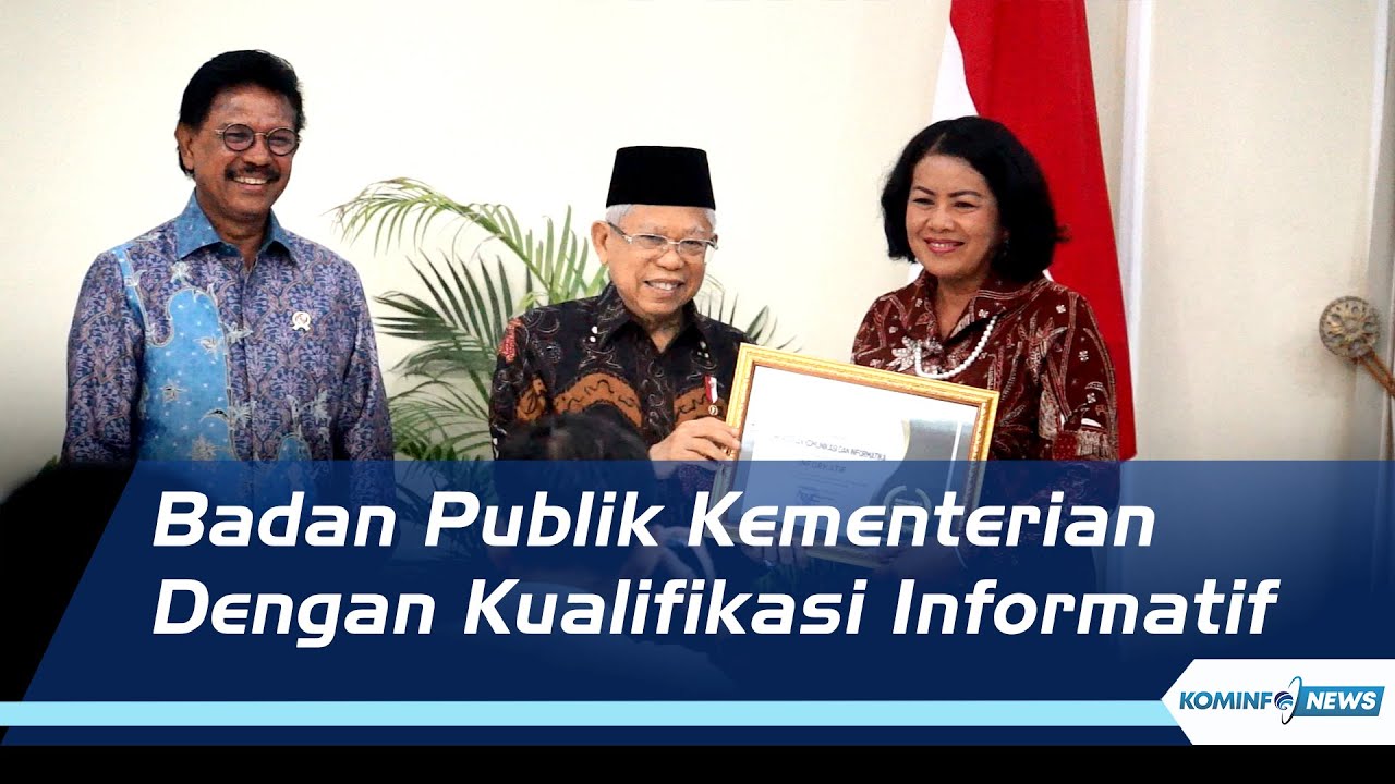 Kominfo Terima Anugerah Keterbukaan Informasi Badan Publik 2019