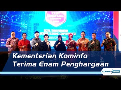 Kominfo Terima Enam Penghargaan dari TOP DIGITAL Awards 2019