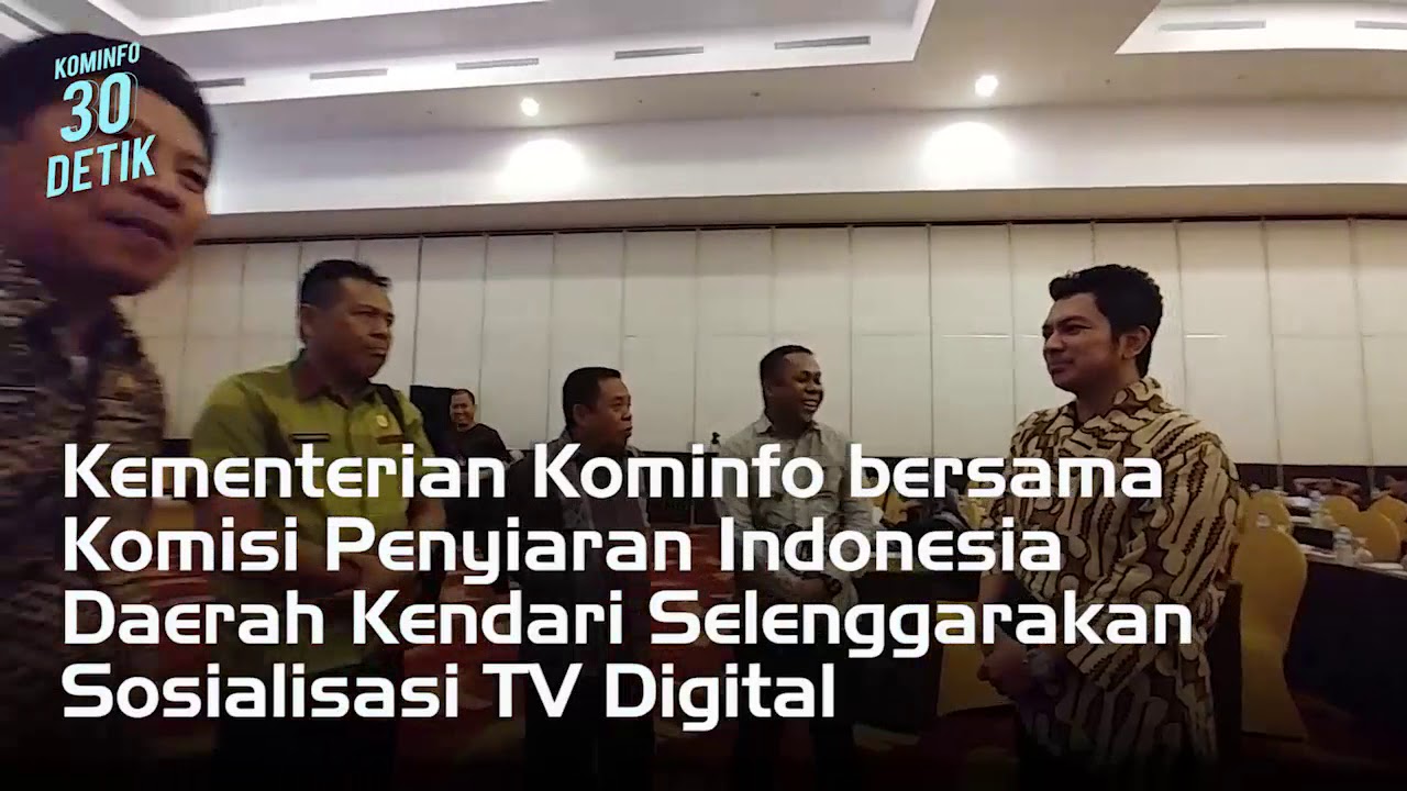 #Kominfo30Detik Sosialisasi TV Digital