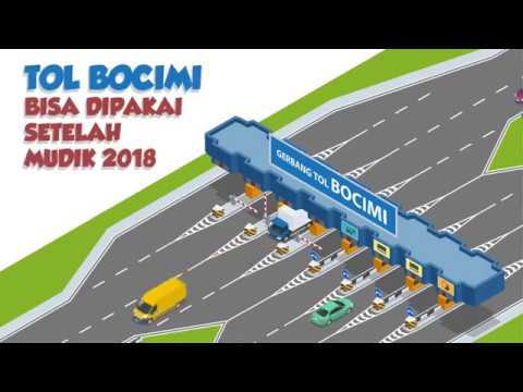 [Motion Grafis] Tol Bocimi Bisa Dipakai Mudik 2018