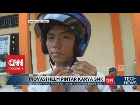 Muda dan Berbakat, Siswa SMK Membuat Helm Pintar Anti Maling