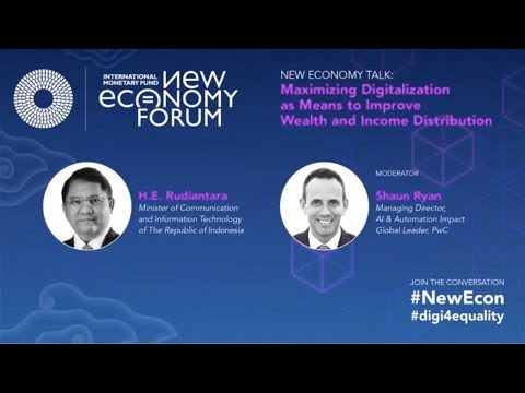 New Economy Talk: Maximizing Digitalization as Means to Improve Wealth and Income Distribution