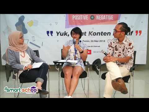 Online #Live #Talkshow #SmartSchoolOnline "Yuk, buat konten positif" Konten Positif vs Negatif