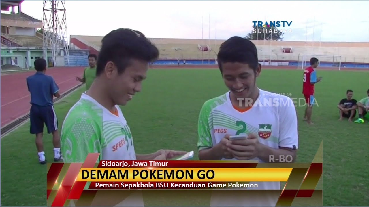 Pemain Sepakbola BSU Kecanduan Game Pokemon