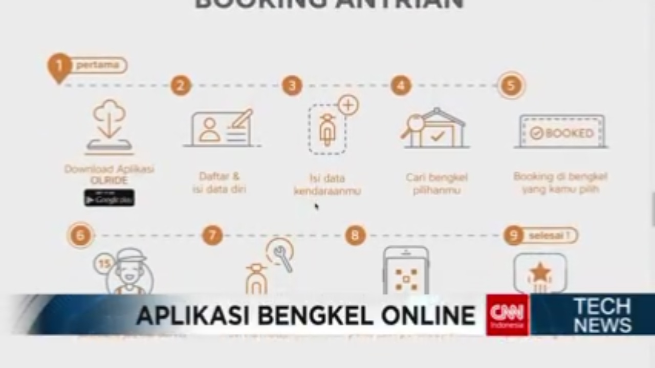 Pemesanan Servis Kendaraan di Bengkel via Aplikasi