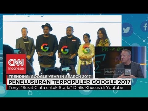 Penelusuruan Terpopuler Google 2017 - Tony Keusgen, Managing Director Google Indonesia