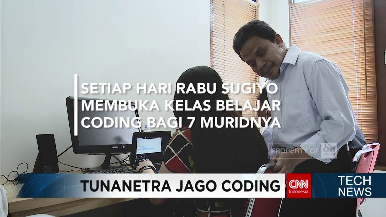 Perkenalkan Sugiyo, Tunanetra Yang Jago Coding