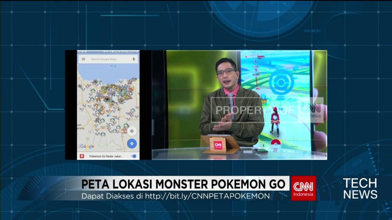 Peta Lokasi Monster Pokemon Go