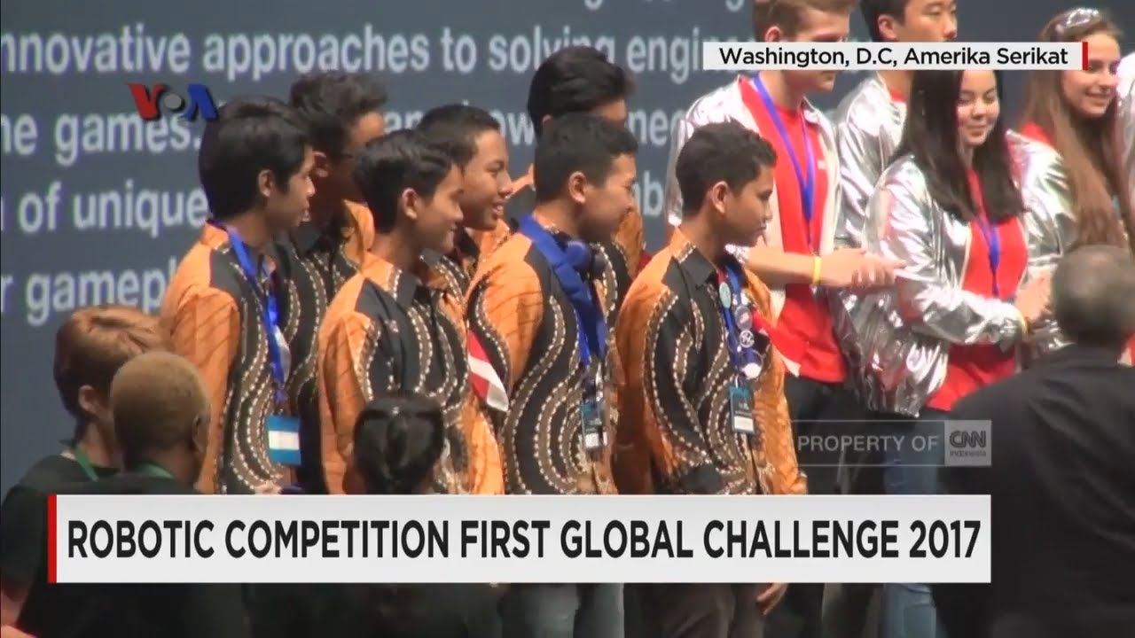 Prestasi Anak Negeri di Robotic Competition First Global Challenge