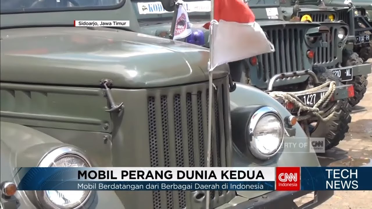 Ratusan Mobil Jeep Kuno di Indonesia yang Ikut dalam Sejarah Perang Dunia ke-2