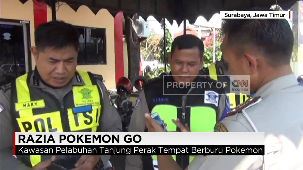 Razia Game Pokemon Go di HP Anggota Kepolisian