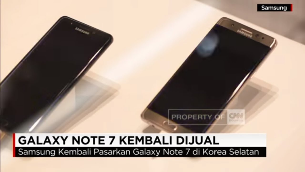 Samsung Galaxy Note 7 Kembali Dijual