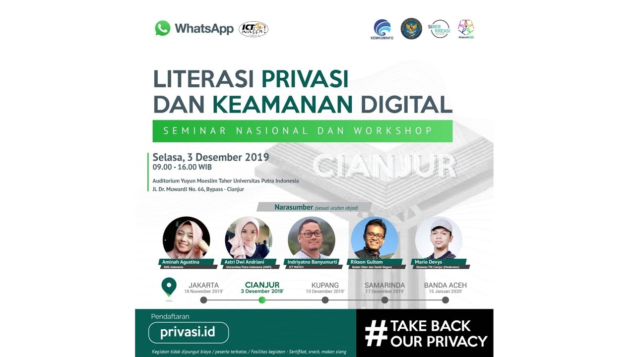 Seminar  Nasional "Literasi Privasi & Keamanan Digital"