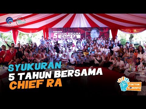 Syukuran 5 Tahun Chief RA - #TokTokKominfo