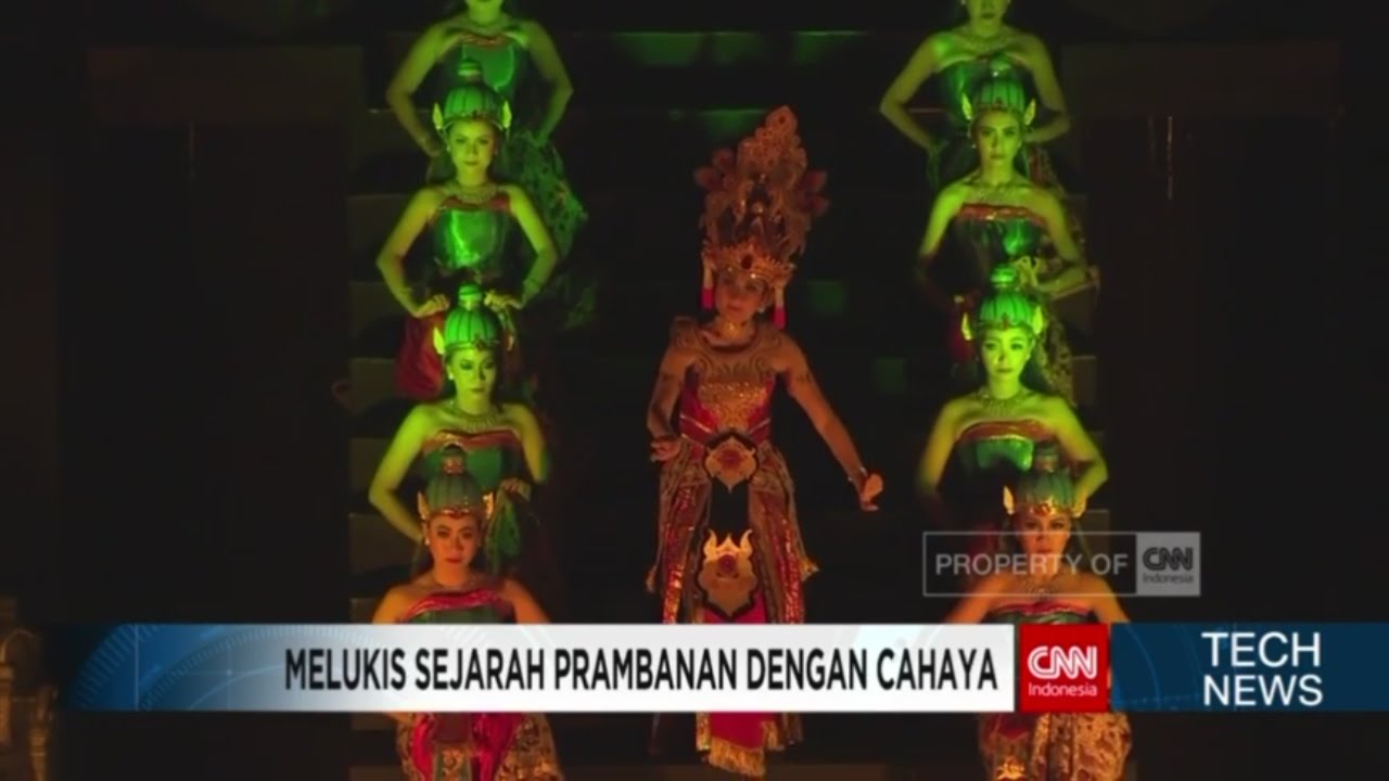 Tech News: Candi Prambanan Jadi Objek Video Mapping