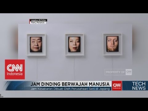 Unik! Jam Ini Pakai Muka Manusia