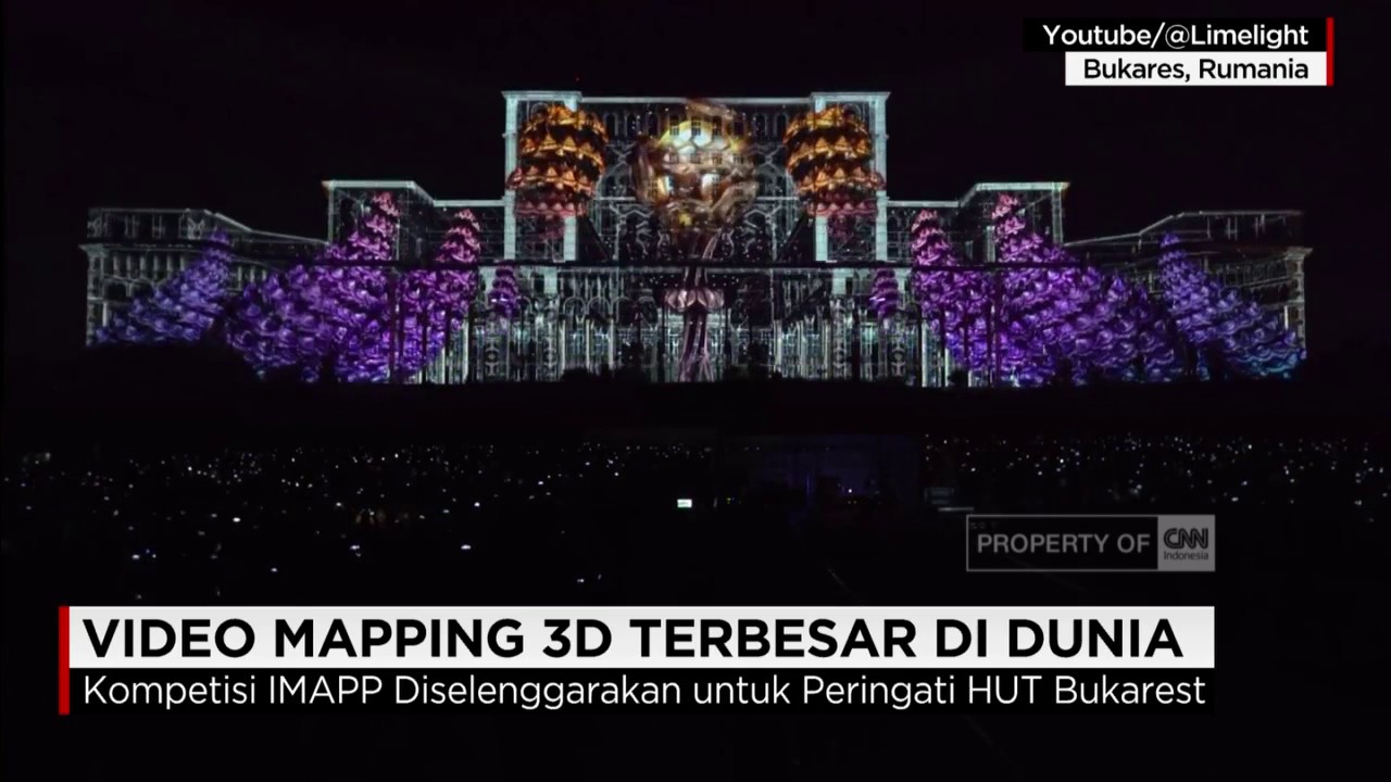 Video Mapping 3D Terbesar di Dunia