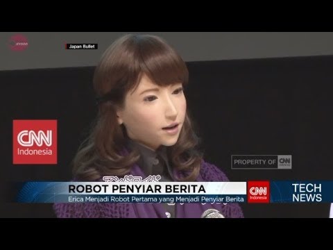 Wanita Cantik Pembawa Berita Ini Ternyata Sebuah Robot!