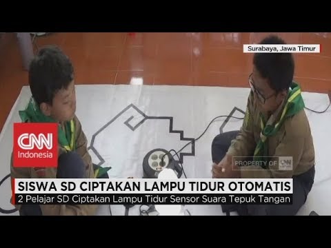 Wow! Siswa SD Ciptakan Lampu Tidur Sensor Suara