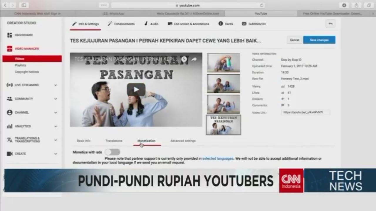 Youtube Tempat Youtubers Mengumpulkan Pundi-Pundi Rupiah