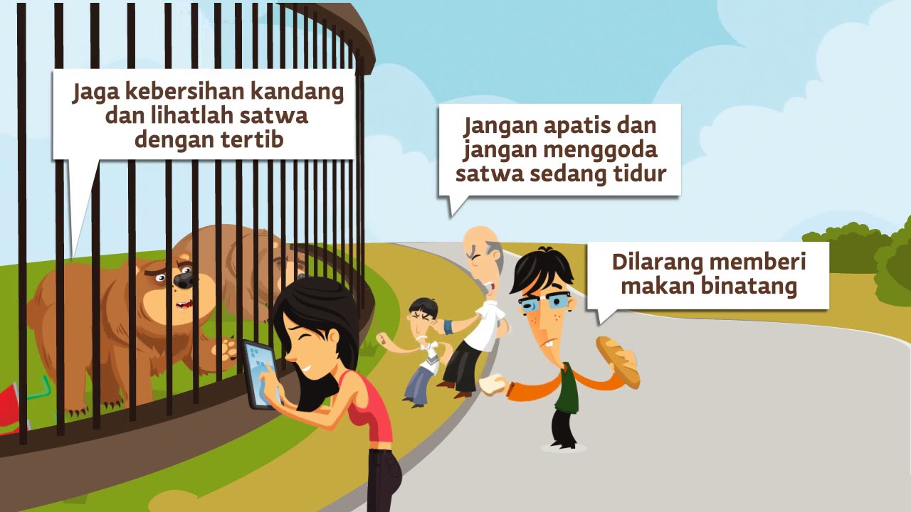 Yuk Tertib di Kebun Binatang