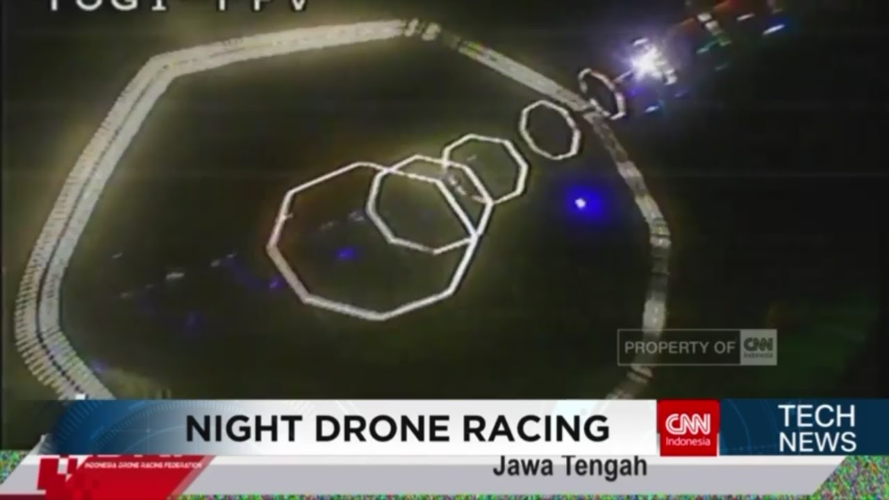 Balap Drone di Malam Hari