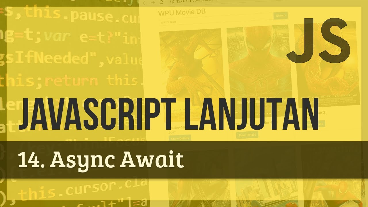 JAVASCRIPT LANJUTAN | 14. Async Await