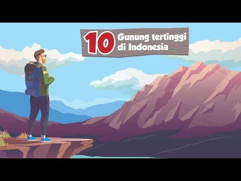 10 Gunung tertinggi di Indonesia