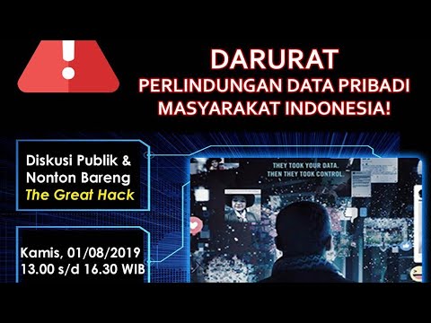 Diskusi Darurat  Perlindungan Data Pribadi