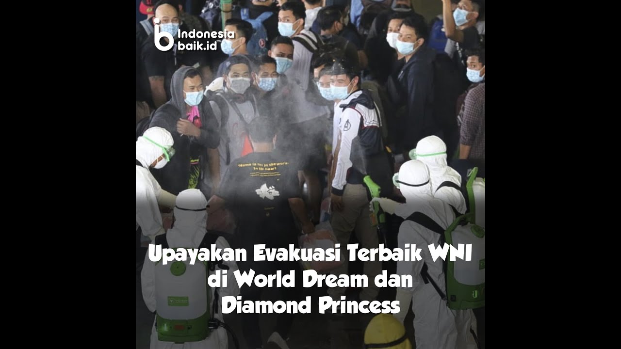 Evakuasi WNI di World Dream dan Diamond Princess