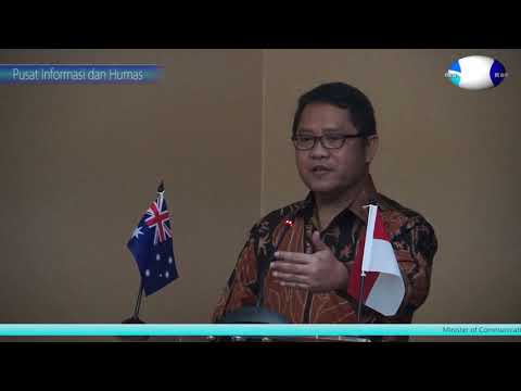 Indonesia Australia Bussiness Week 2015 with Minister of ICT Rudiantara