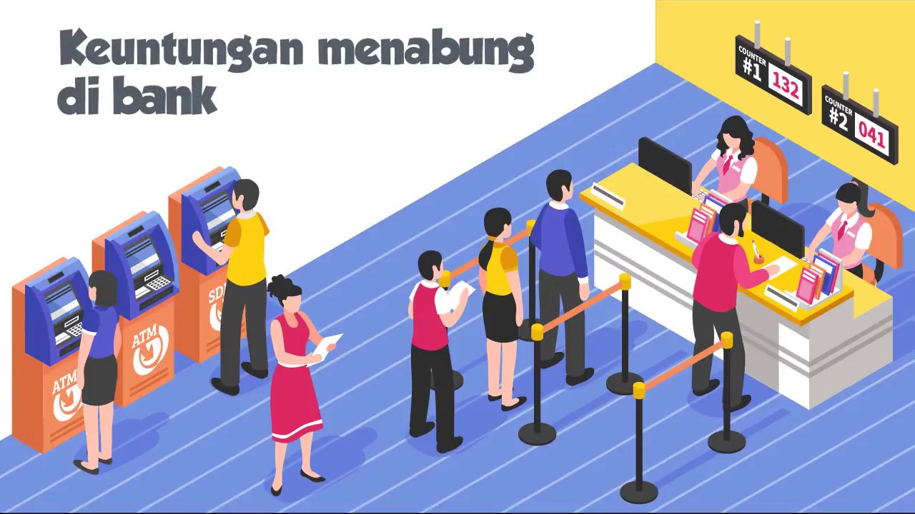 [Motion Grafis] Menabung di Bank Banyak Untung