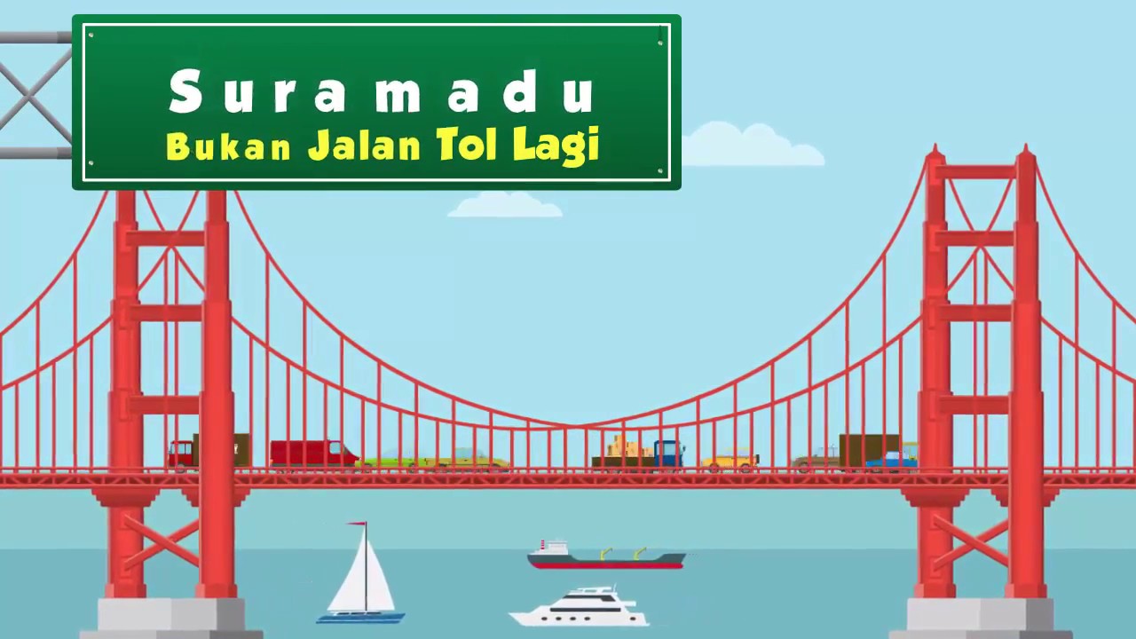 [Motion Grafis] Suramadu Bukan Jalan Tol Lagi