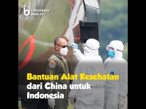 Bantuan Alat Kesehatan dari China untuk Indonesia