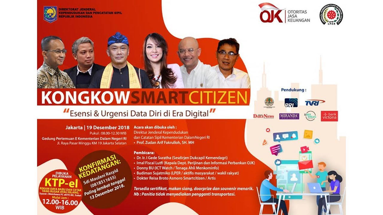 #LiveStreaming Kongkow Smart Netizen "Esensi & Urgensi Data Diri di Era Digital"