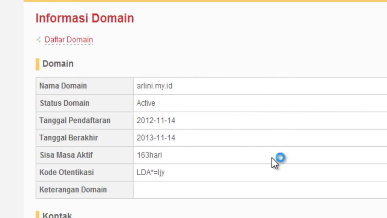 tansfer domain id