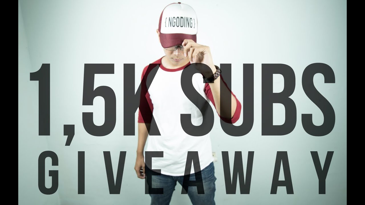 1.500++ SUBSCRIBERS + GIVEAWAY! (SUDAH DITUTUP)