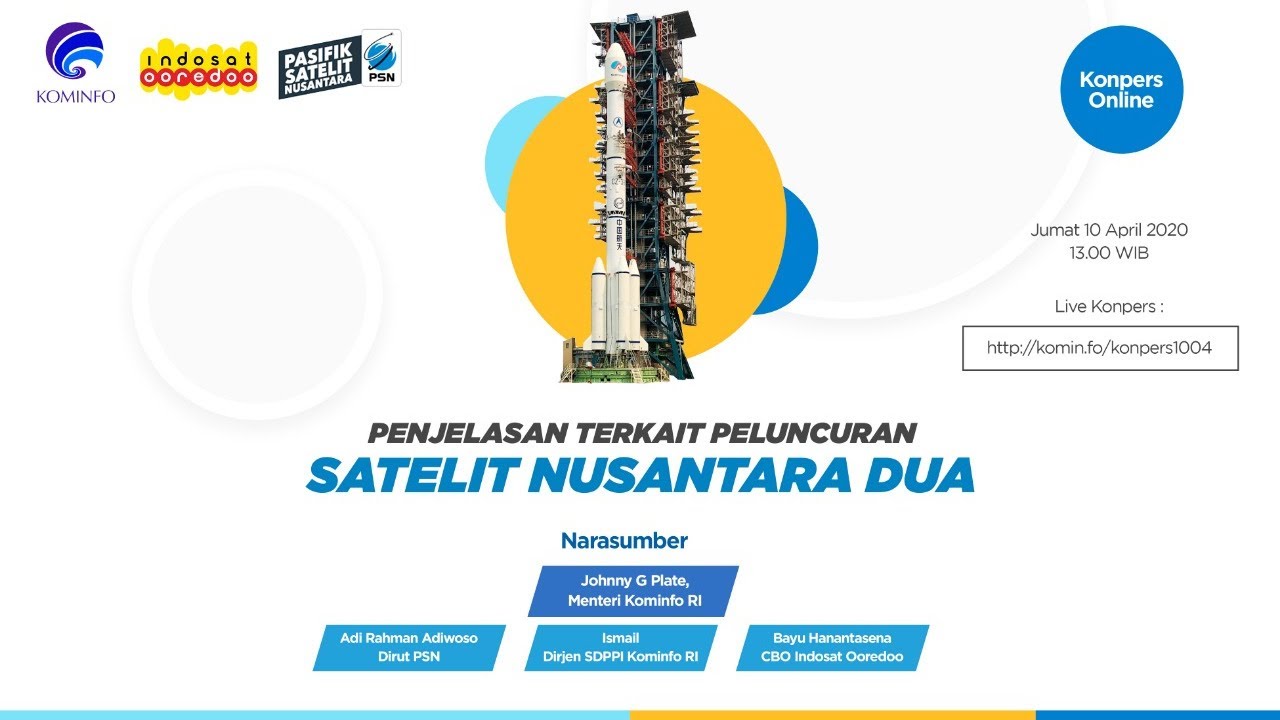 Konferensi Pers: Penjelasan Terkait Peluncuran Satelit Nusantara Dua