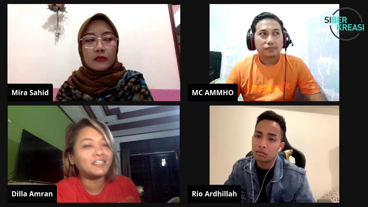 Siberkreasi Class : Hangout Online (Gara Gara Corona - Stigma yang muncul di masa pandemic covid 19